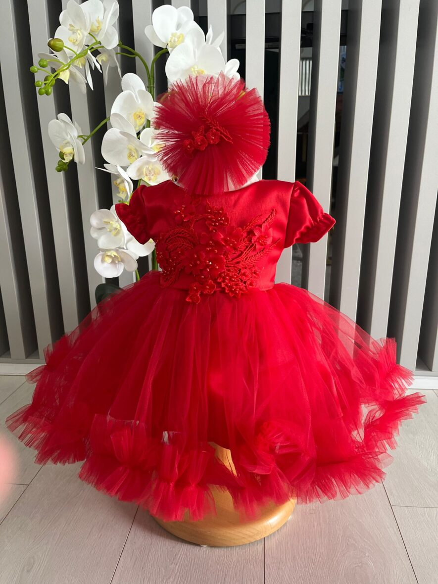 Rochita Fete Botez sau Ocazie Tulle Rosu