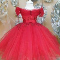 rochie lunga printesa rosie