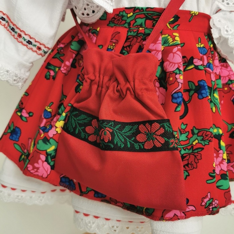 rochie traditionala rosu 4