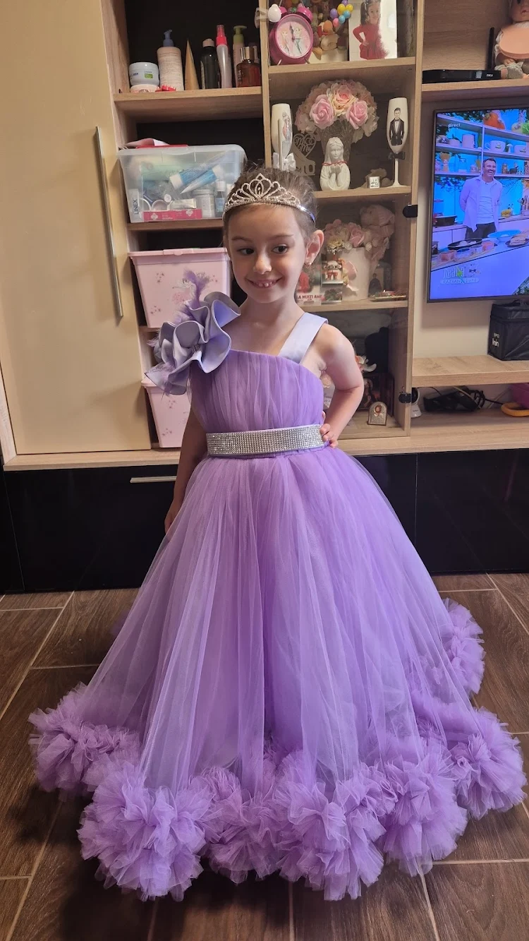 rochita ocazie lunga mov