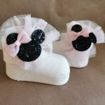 Ciorapi bebe roz Minnie