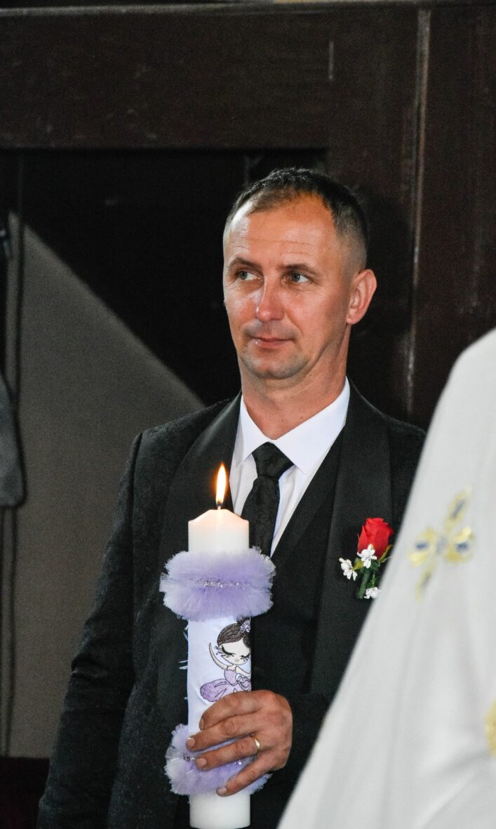 lumanare botez balerina