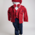 costum botez baieti visiniu