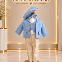 costum botez bleu