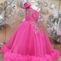 rochita ocazie fete fucsia4