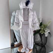 costum botez baieti print alb2