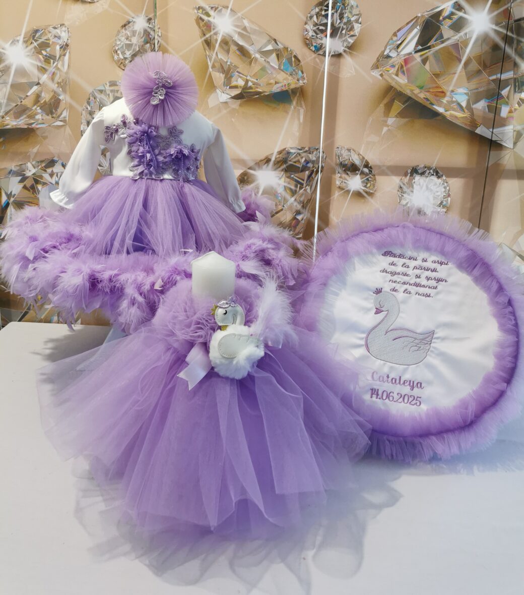 Trusou Botez Complet Fete Lebada Lila