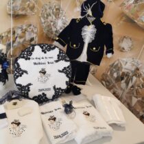 Trusou Botez Baieti Complet Ingeras Albastru