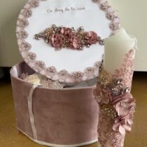 Trusou botez deluxe fete roz
