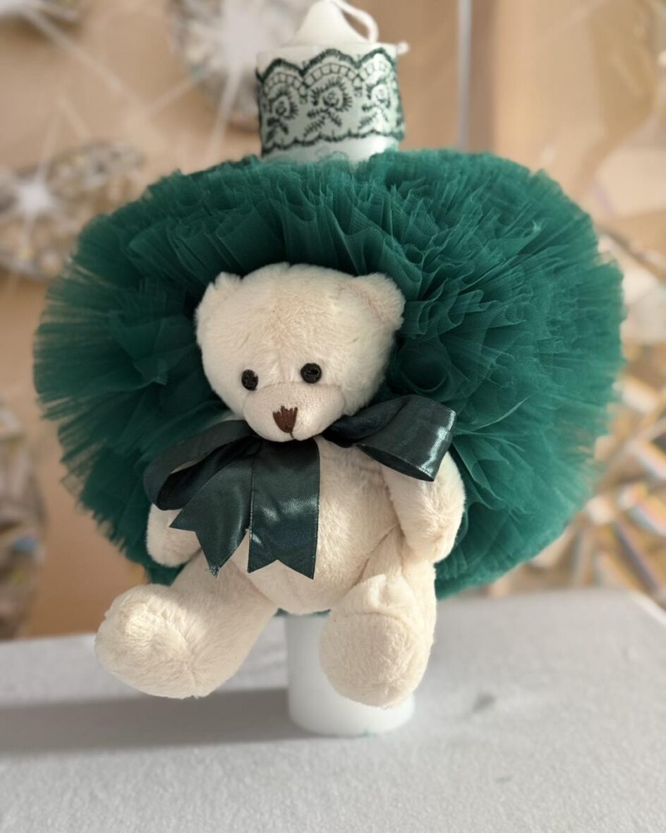 lumanare botez verde