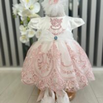 rochita botez fetee cu broderie