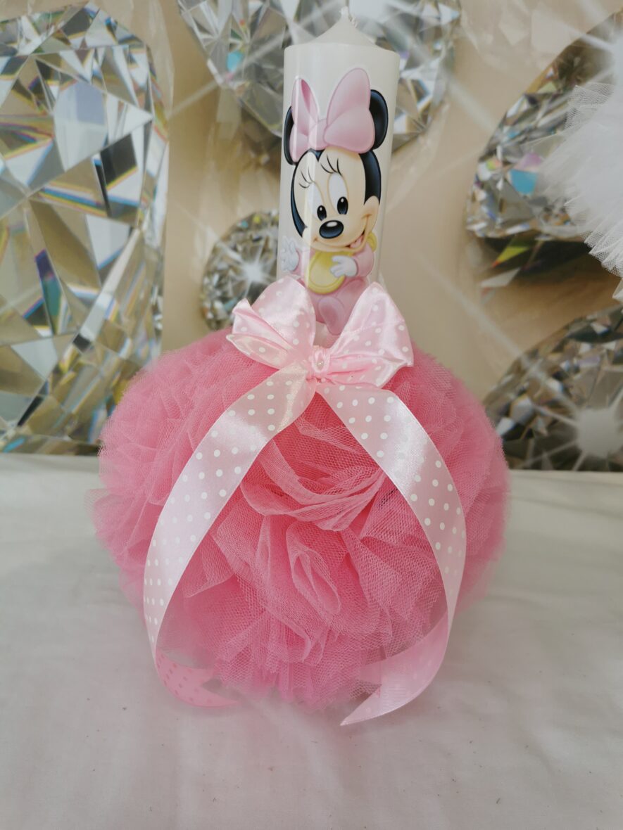 Lumanare minnie roz2