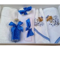 Trusou botez ingeras albastru