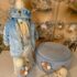 Set Complet Trusou Botez Ursulet cu Baloane Bleu