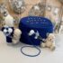 Set Complet Trusou Botez Ursulet cu Baloane Albastru