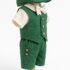 Costum baieti botez verde
