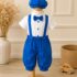 Costum botez baiat vara albastru