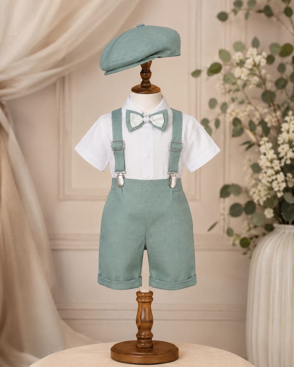 Costum botez baieti vara