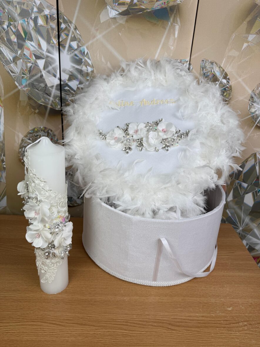 Trusou botez fete princess alb3