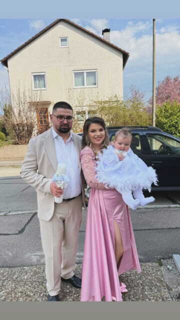 Celine Andreea un botez de poveste în inima Germaniei