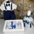trusou botez complet vara albastru