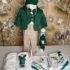 Trusou Botez Baieti Complet Cu Ingeras Verde