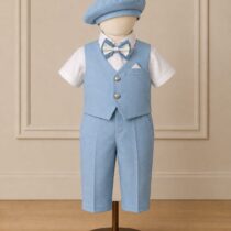 costum baiat bleu