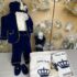 Trusou Botez Baieti Complet Print Albastru