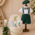 truou botez baieti urs cu baloane verde