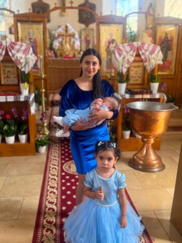 Costum botez baieti bleu