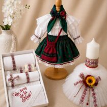 Trusou botez traditional verde