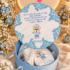 Trusou Botez Brodat Baieti Complet Ursulet Bleu
