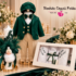 Trusou Botez Complet Băiețel cu Lumânare și Costum verde